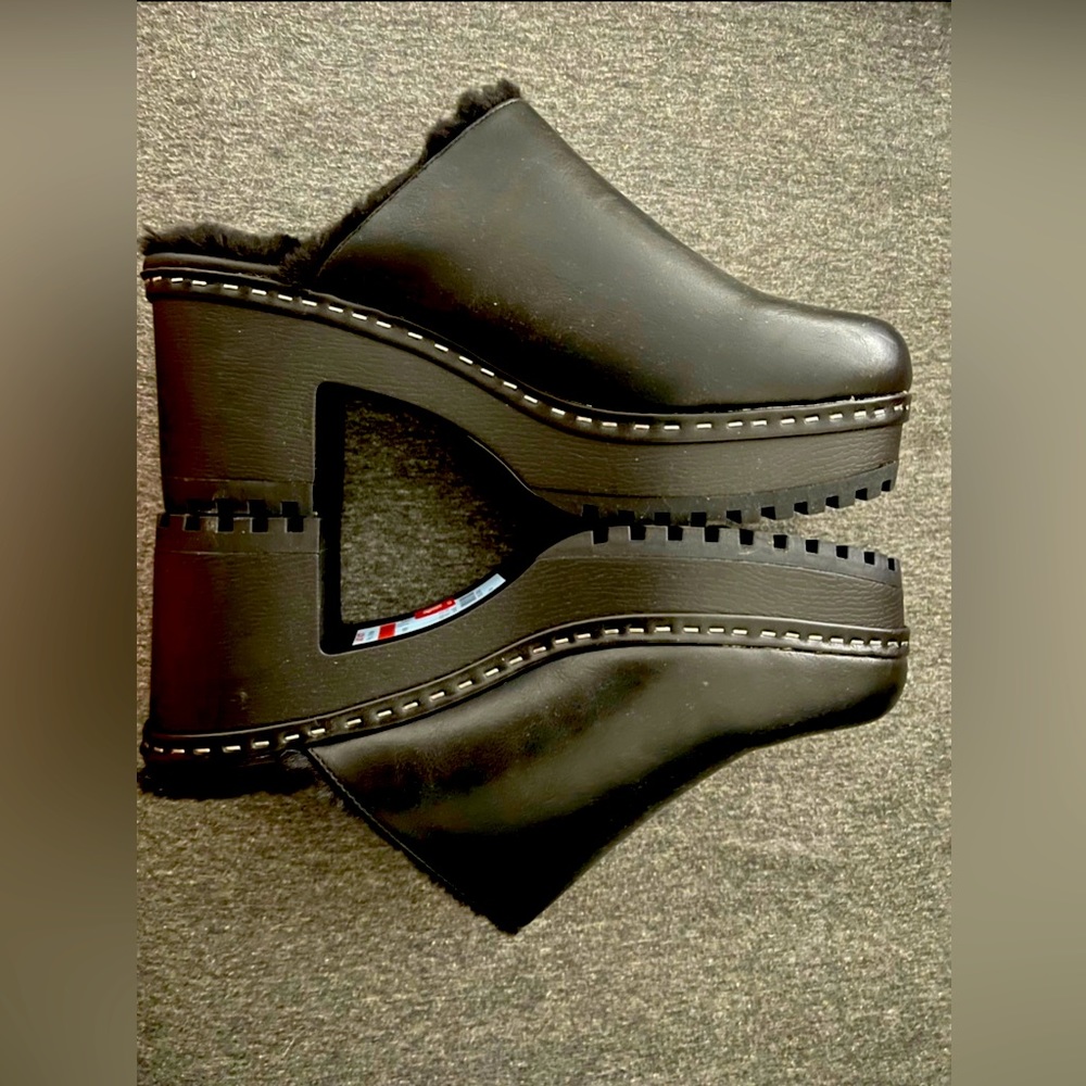 Madden Girl Black Clogs